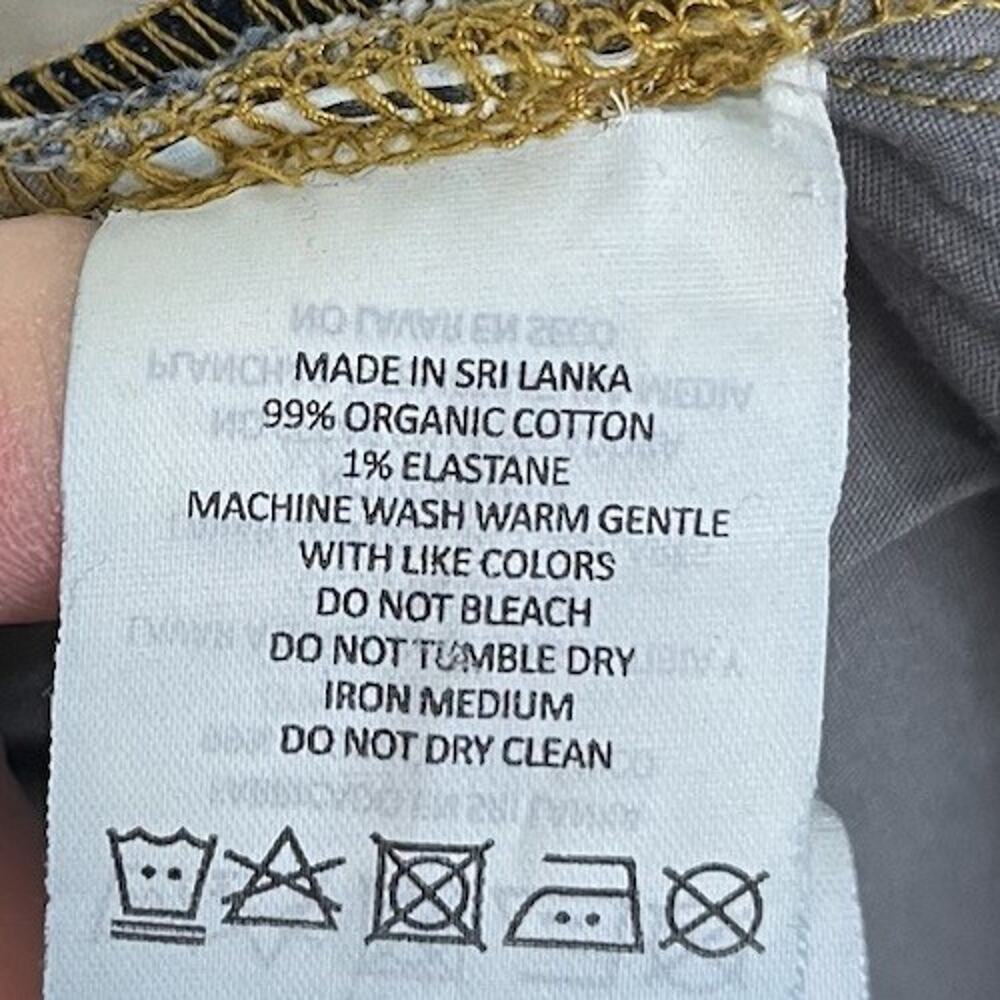 PrAna Men’s Feener Jean Size 32x34 Straight Fit Stretch Organic Cotton Dark Wash - Picture 5 of 5